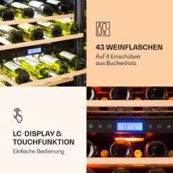 Vinovilla 43 Built-In Duo Weinkühlschrank 2 Zonen 129l 43 Fl Glastür -Outdoor Grills Verkaufsgeschäft 10032031 de 0005 logo