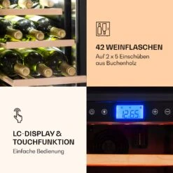 Vinovilla 42 Twin Built-In Duo Weinkühlschrank 2 Zonen 126l 42 Fl Glas -Outdoor Grills Verkaufsgeschäft 10032032 de 0005 logo