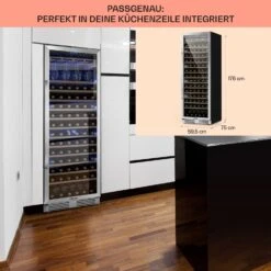 Vinovilla Grande 165 Built-in Uno Weinkühlschrank 425l 165Fl. Glastür -Outdoor Grills Verkaufsgeschäft 10032033 de 0006 usp