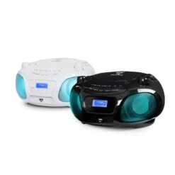 Roadie DAB CD-Player DAB/DAB+ UKW LED Disco Light Effect Bluetooth -Outdoor Grills Verkaufsgeschäft 10032060 yy 0007 variant auna Roadie DAB CD Player schwarz