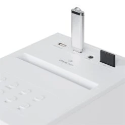 Karaboom CD Karaoke-Anlage Bluetooth MP3 USB-Charger Mikrofon FB Weiß -Outdoor Grills Verkaufsgeschäft 10032106 yy 0006 detail auna Karaboom CD Karaoke Turm weiss