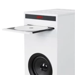 Karaboom CD Karaoke-Anlage Bluetooth MP3 USB-Charger Mikrofon FB Weiß -Outdoor Grills Verkaufsgeschäft 10032106 yy 0007 detail auna Karaboom CD Karaoke Turm weiss