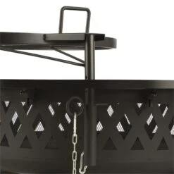 Rosario 3-in-1-Feuerschale Ø120cm | 70cm Grill | Tischplatte Stahl -Outdoor Grills Verkaufsgeschäft 10032141 yy 0006 detail Blumfeldt Rosario 3in1 Feuerschale