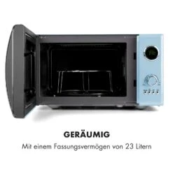 Fine Dinesty 2-in-1-Mikrowelle: 23l 800W / Grill: 1000W Blau -Outdoor Grills Verkaufsgeschäft 10032201 de 0006 logo