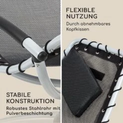 The Chiller Schwingliege 77x85x173cm 360 Comfort ComfortMesh Schwarz -Outdoor Grills Verkaufsgeschäft 10032242 de 0009 logo