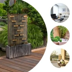 River Crossing Gartenbrunnen In/Outdoor 6W Pumpe 10m Kabel Verzinkt -Outdoor Grills Verkaufsgeschäft 10032260 yy 0003 ambient