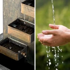 River Crossing Gartenbrunnen In/Outdoor 6W Pumpe 10m Kabel Verzinkt -Outdoor Grills Verkaufsgeschäft 10032260 yy 0004 ambient