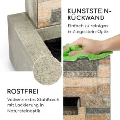 Watergate Gartenbrunnen In/Outdoor 15W Pumpe 10m Kabel Verzinkt -Outdoor Grills Verkaufsgeschäft 10032262 de 0005 logo