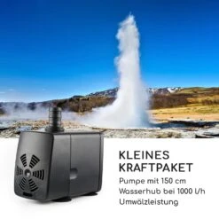 Watergate Gartenbrunnen In/Outdoor 15W Pumpe 10m Kabel Verzinkt -Outdoor Grills Verkaufsgeschäft 10032262 de 0006 logo