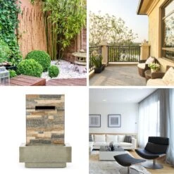 Watergate Gartenbrunnen In/Outdoor 15W Pumpe 10m Kabel Verzinkt -Outdoor Grills Verkaufsgeschäft 10032262 yy 0007 ambient