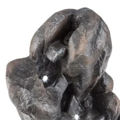 Felsquell Solar-Kaskadenbrunnen Akkubetrieb 2 KW Solarpanel 3 LEDs -Outdoor Grills Verkaufsgeschäft 10032286 yy 0005 detail Blumfeldt Felsquell Solar Kaskadenbrunnen