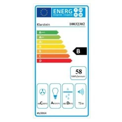 Barett Inselabzugshaube Ø35cm Umluft 558 M³/h LED Aktivkohlefilter -Outdoor Grills Verkaufsgeschäft 10032302 energy label