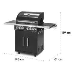 Tomahawk 4.2 SBG Gasgrill 6 Brenner 20,7 KW 64x42cm Grill Edelstahl -Outdoor Grills Verkaufsgeschäft 10032308 yy 0012 logo Klarstein Tomahawk SBG Gasgrill Edelstahl