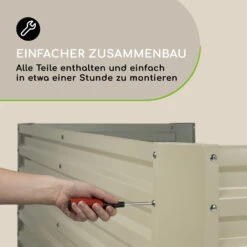 High Grow Straight Hochbeet 180x60x90cm 970l Stahl Verzinkt Silber -Outdoor Grills Verkaufsgeschäft 10032316 de 0004 logo