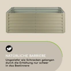 High Grow Straight Hochbeet 180x60x90cm 970l Stahl Verzinkt Silber -Outdoor Grills Verkaufsgeschäft 10032316 de 0005 logo
