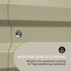 High Grow Straight Hochbeet 180x60x90cm 970l Stahl Verzinkt Beige -Outdoor Grills Verkaufsgeschäft 10032317 yy 0007 logo Blumfeldt High Grow Straight Hochbeet 180x60x90cm