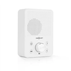 Plug+Play FM Steckdosen-Radio, UKW-Tuner, USB, BT, Weiß