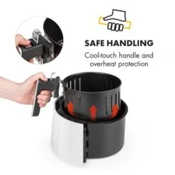 AirVital Heißluftfritteuse 1300W 2,5l CeraPlus-Antihaft Touch Weiß -Outdoor Grills Verkaufsgeschäft 10032331 yy 0008 logo Klarstein AirVital Heissluftfritteuse 1300W weiss