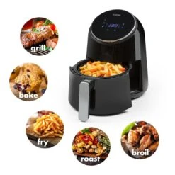 AirVital Heißluftfritteuse 1300W 2,5l CeraPlus-Antihaft Touch Schwarz -Outdoor Grills Verkaufsgeschäft 10032332 yy 0003 logo Klarstein AirVital Heissluftfritteuse 1300W schwarz