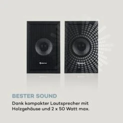 Karaoke Star 2 Karaoke-Set 2 X 50 W Max. BT USB/SD Line-In 2 X Mikro -Outdoor Grills Verkaufsgeschäft 10032443 de 0003 logo