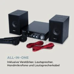 Karaoke Star 2 Karaoke-Set 2 X 50 W Max. BT USB/SD Line-In 2 X Mikro -Outdoor Grills Verkaufsgeschäft 10032443 de 0007 logo