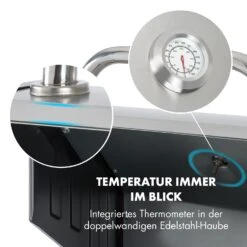 Lucifer 2.0-T Gasgrill 2 X 3,5 KW Brenner 45x44cm Grill Edelstahl -Outdoor Grills Verkaufsgeschäft 10032455 de 0007 logo