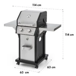 Lucifer 2.0-T Gasgrill 2 X 3,5 KW Brenner 45x44cm Grill Edelstahl -Outdoor Grills Verkaufsgeschäft 10032455 yy 0012 logo