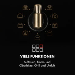 Victoria Einbaubackofen Retro-Design 9 Funktionen 50-250°C Schwarz -Outdoor Grills Verkaufsgeschäft 10032460 de 0004 logo
