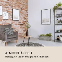 Solidflor Pflanztopf 75 X 20 X 20 Cm Fiberglas In-/Outdoor Hellgrau -Outdoor Grills Verkaufsgeschäft 10032501 de 0003 logo