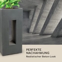 Airflor Pflanztopf 45 X 100 X 27 Cm Fiberglas In-/Outdoor Dunkelgrau -Outdoor Grills Verkaufsgeschäft 10032502 de 0008 logo