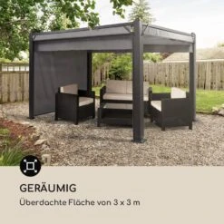 Pantheon Cortina Pavillon Mit Dach 3x3m 4 Seitenteile -Outdoor Grills Verkaufsgeschäft 10032525 de 0004 logo