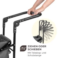 Easy Rider Bollerwagen Bis 70kg Teleskopstange Zusammenklappbar Grau -Outdoor Grills Verkaufsgeschäft 10032541 de 0003 logo