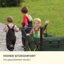 Easy Rider Bollerwagen Bis 70kg Teleskopstange Zusammenklappbar Grün -Outdoor Grills Verkaufsgeschäft 10032543 de 0008 logo