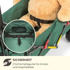 Easy Rider Bollerwagen Bis 70kg Teleskopstange Zusammenklappbar Grün -Outdoor Grills Verkaufsgeschäft 10032543 de 0009 logo