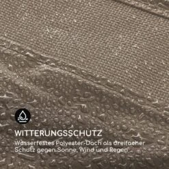 Senator Lounge Gartenliege 188x208x205cm Sonnendach Polyester Stahl -Outdoor Grills Verkaufsgeschäft 10032569 de 0006 logo