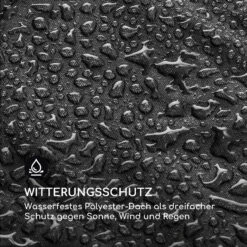 Eremitage Ersatzdach Sonnenschutz Polyester Wasserdicht Grau -Outdoor Grills Verkaufsgeschäft 10032575 de 0003 logo