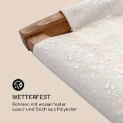 Mauritius Schwingliege Mit Dach ComfortMesh 180kg Max.wetterfest Creme -Outdoor Grills Verkaufsgeschäft 10032587 de 0007 logo