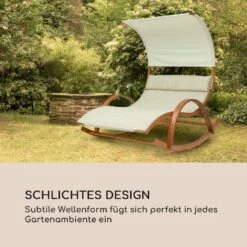 Mauritius Schwingliege Mit Dach ComfortMesh 180kg Max.wetterfest Creme -Outdoor Grills Verkaufsgeschäft 10032587 de 0008 logo