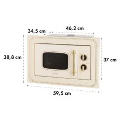 Victoria 20 Einbau-Mikrowelle, 20 L, 800 W, Grill: 1000 W, Elfenbein -Outdoor Grills Verkaufsgeschäft 10032592 yy 0010 logo