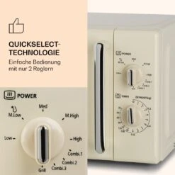 Caroline Mikrowellen-Grill 20 Ltr 700 W / 1000 W Ø 25,5cm Retro -Outdoor Grills Verkaufsgeschäft 10032641 de 0004 logo