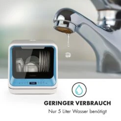 Amazonia Mini Geschirrspülmaschine 6 Programme LED-Display -Outdoor Grills Verkaufsgeschäft 10032678 de 0006 logo
