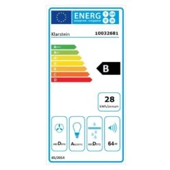 Zugspitze 60 Dunstabzugshaube Wandhaube 65W 310m³/h LED -Outdoor Grills Verkaufsgeschäft 10032681 energy label