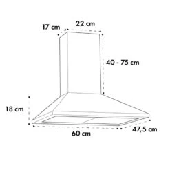Zugspitze 60 Dunstabzugshaube Wandhaube 65W 310m³/h LED -Outdoor Grills Verkaufsgeschäft 10032681 yy 0007 logo