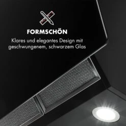 Annabelle 90 Dunstabzugshaube Glas 595 M³/h Touch-Armatur Schwarz -Outdoor Grills Verkaufsgeschäft 10032683 de 0008 logo