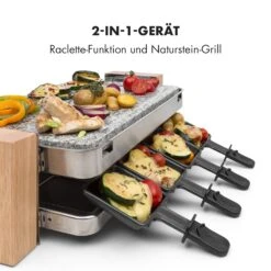 Prime-Rib Raclettegrill 8 Pers. 1500 W Natursteinplatte Edelstahl Holz -Outdoor Grills Verkaufsgeschäft 10032695 de 0004 logo