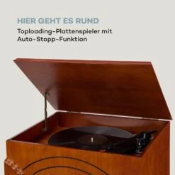 Musicbox Jukebox Plattenspieler CD-Player BT USB SD UKW-Radio Holz 13 Musicbox Jukebox Plattenspieler CD-Player BT USB SD UKW-Radio Holz -Outdoor Grills Verkaufsgeschäft 10032730 de 0006 logo