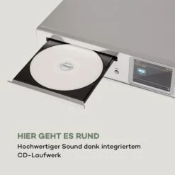ITuner CD HiFi-Receiver Internet/DAB+/ FM Radio CD-Player WiFi Silber -Outdoor Grills Verkaufsgeschäft 10032754 de 0005 logo