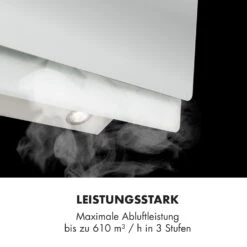 Aurica 90 Dunstabzugshaube 90cm 600 M³/h LED Touch Glas Weiß -Outdoor Grills Verkaufsgeschäft 10032767 de 0003 logo