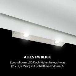 Aurica 90 Dunstabzugshaube 90cm 600 M³/h LED Touch Glas Weiß -Outdoor Grills Verkaufsgeschäft 10032767 de 0007 logo