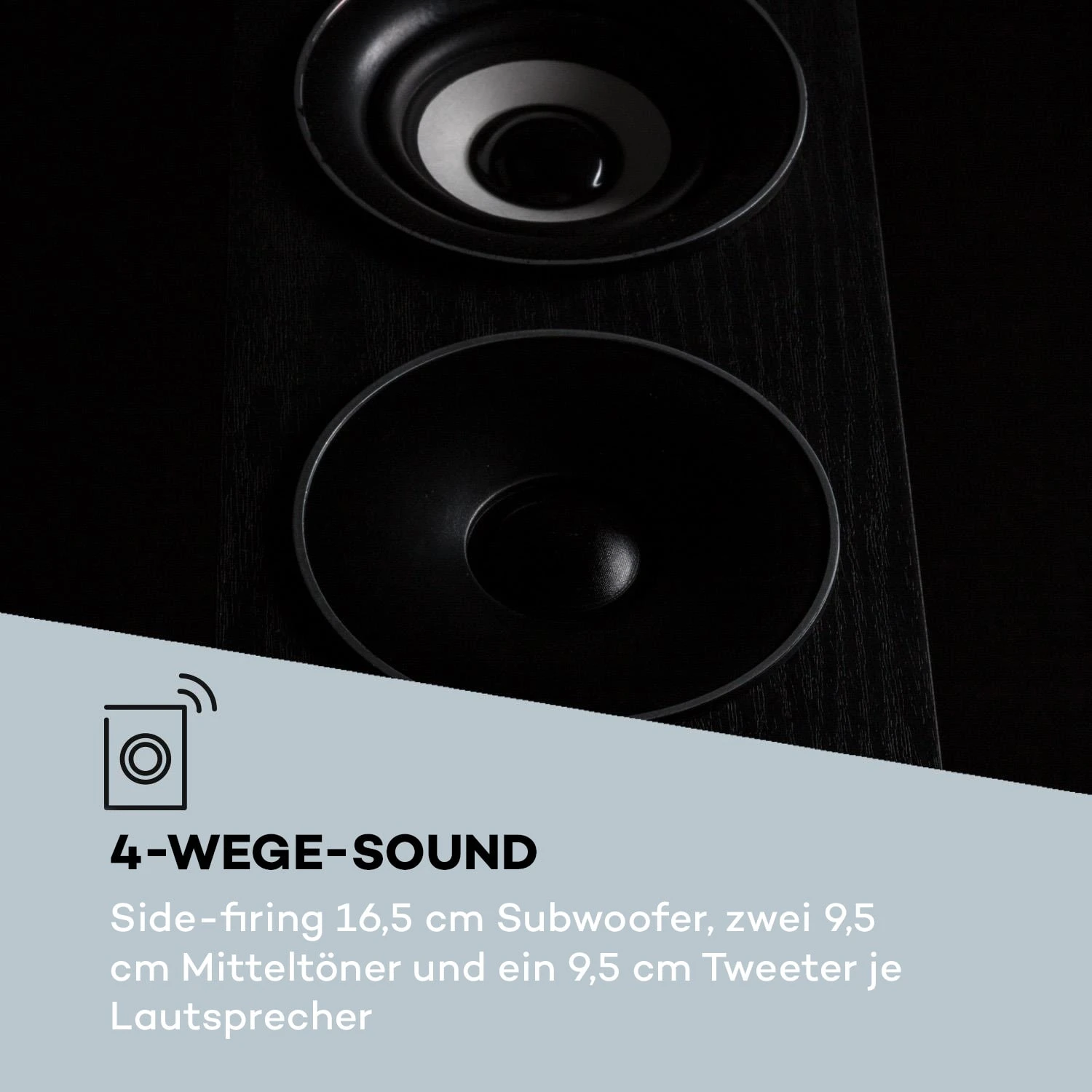 Line 4707 Standlautsprecher 4-Wege-HiFi-Lautsprecher-Paar 960Wmax. 4 Line 4707 Standlautsprecher 4-Wege-HiFi-Lautsprecher-Paar 960Wmax. – Bild 4